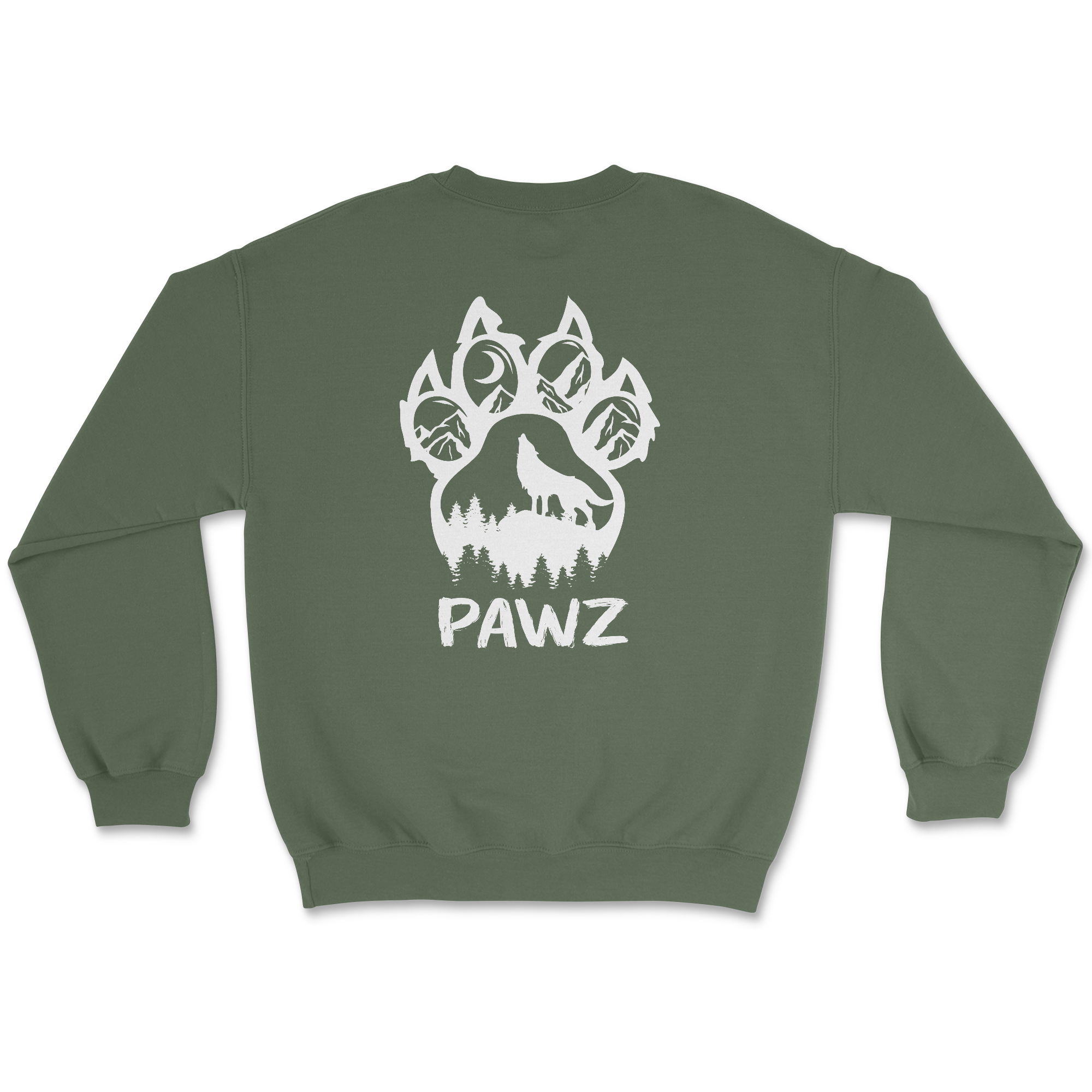 Wolf Paw (Adult Crewneck)