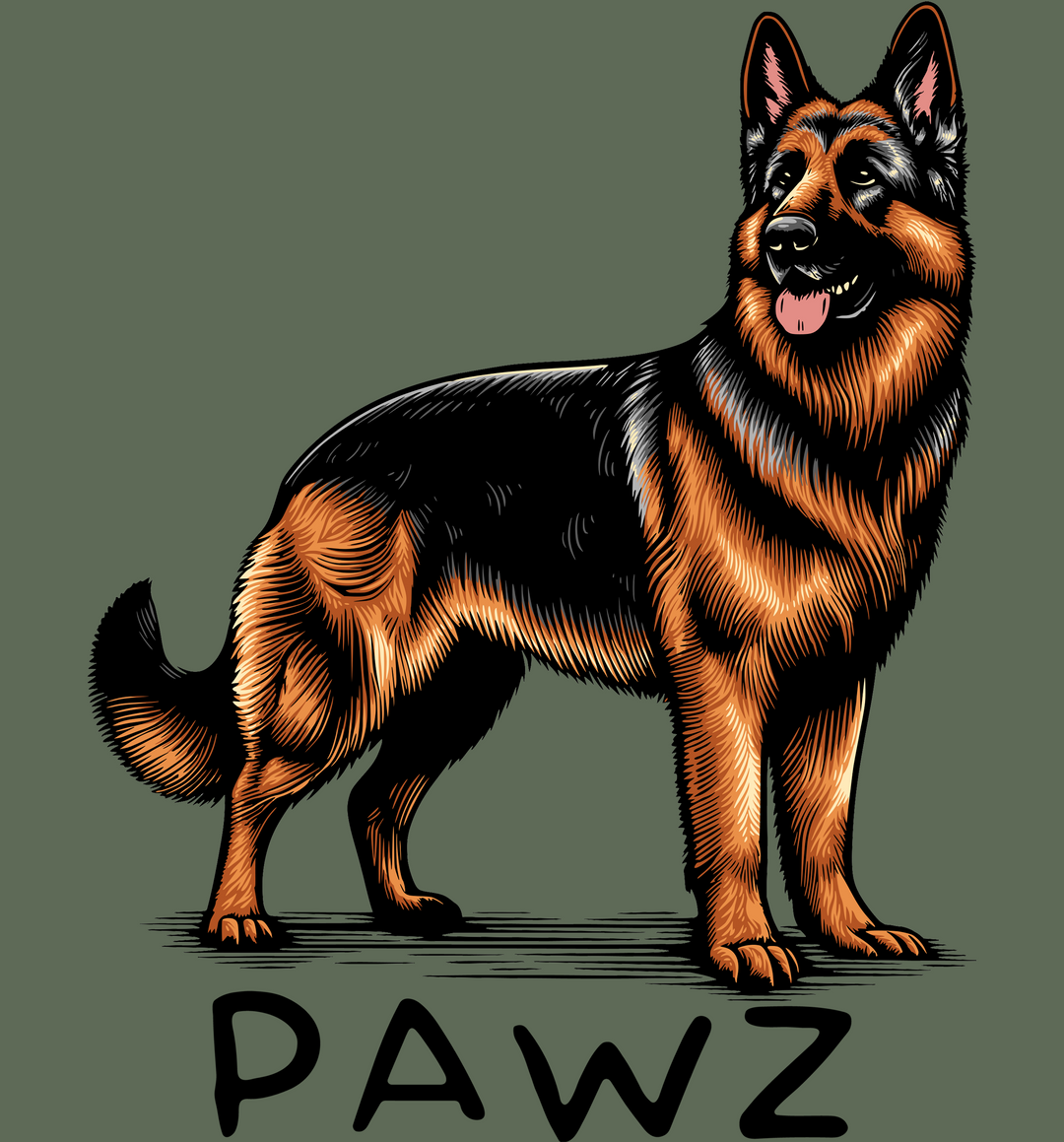 German Shepherd (Adult Hoodie)