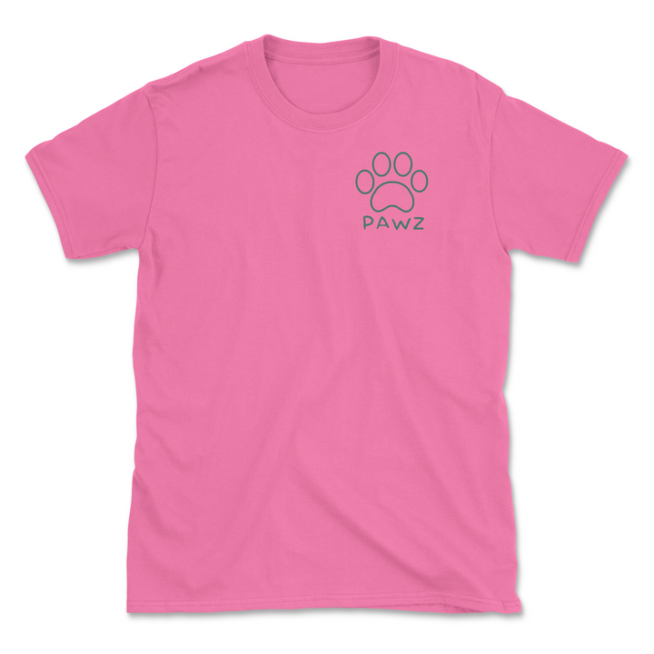 Dog Mom Flowers Paw (Adult Short Sleeve T-Shirt)