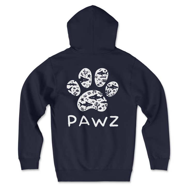 Shark Pawz (Adult Hoodie)