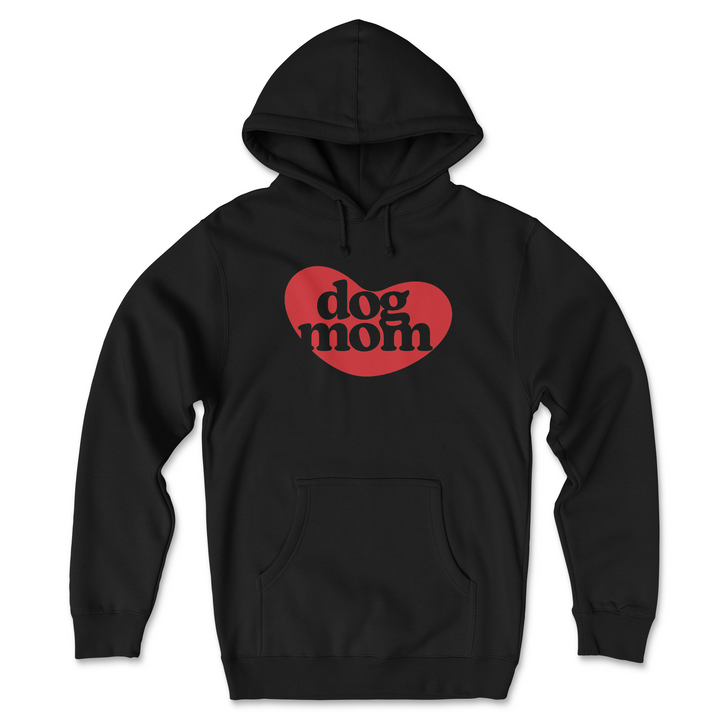 Dog Mom Bean - Front Print (Adult Hoodie)