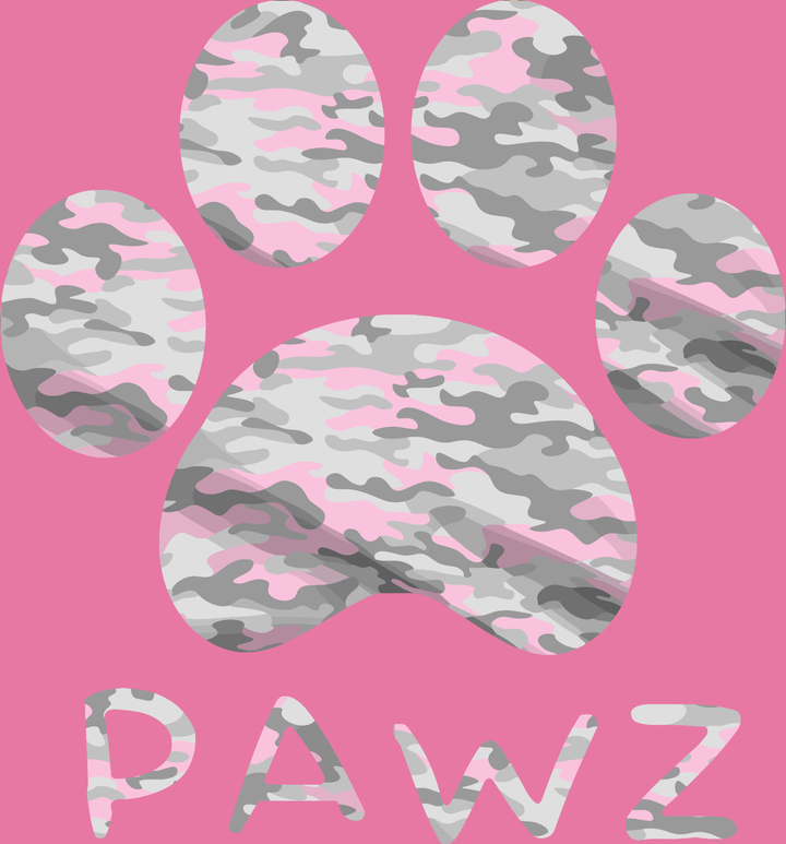 Pink & Grey Camo (Adult Short Sleeve T-Shirt)