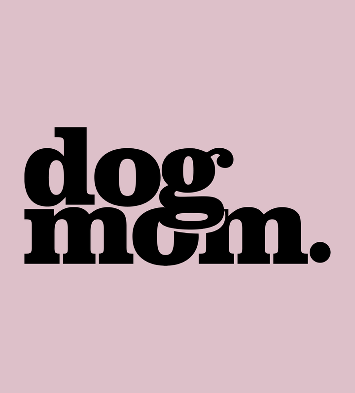 Dog Mom - Light Pink (Adult Crewneck)