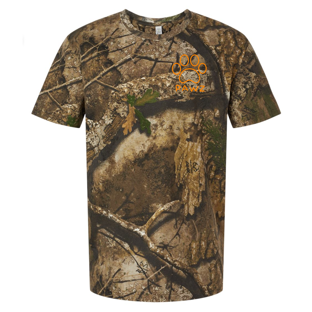 Real Tree Orange Camo (Adult Short Sleeve T-Shirt)