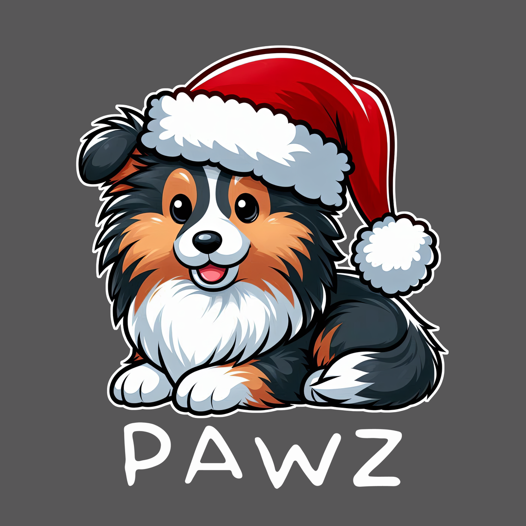 Sheltie Christmas (Adult Short Sleeve T-Shirt)