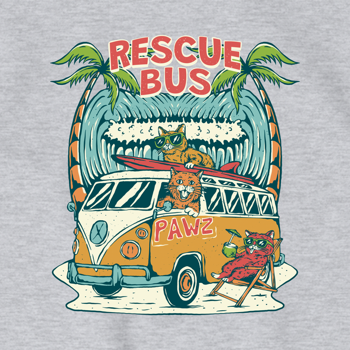 Rescue Bus - Cats (Adult Hoodie)