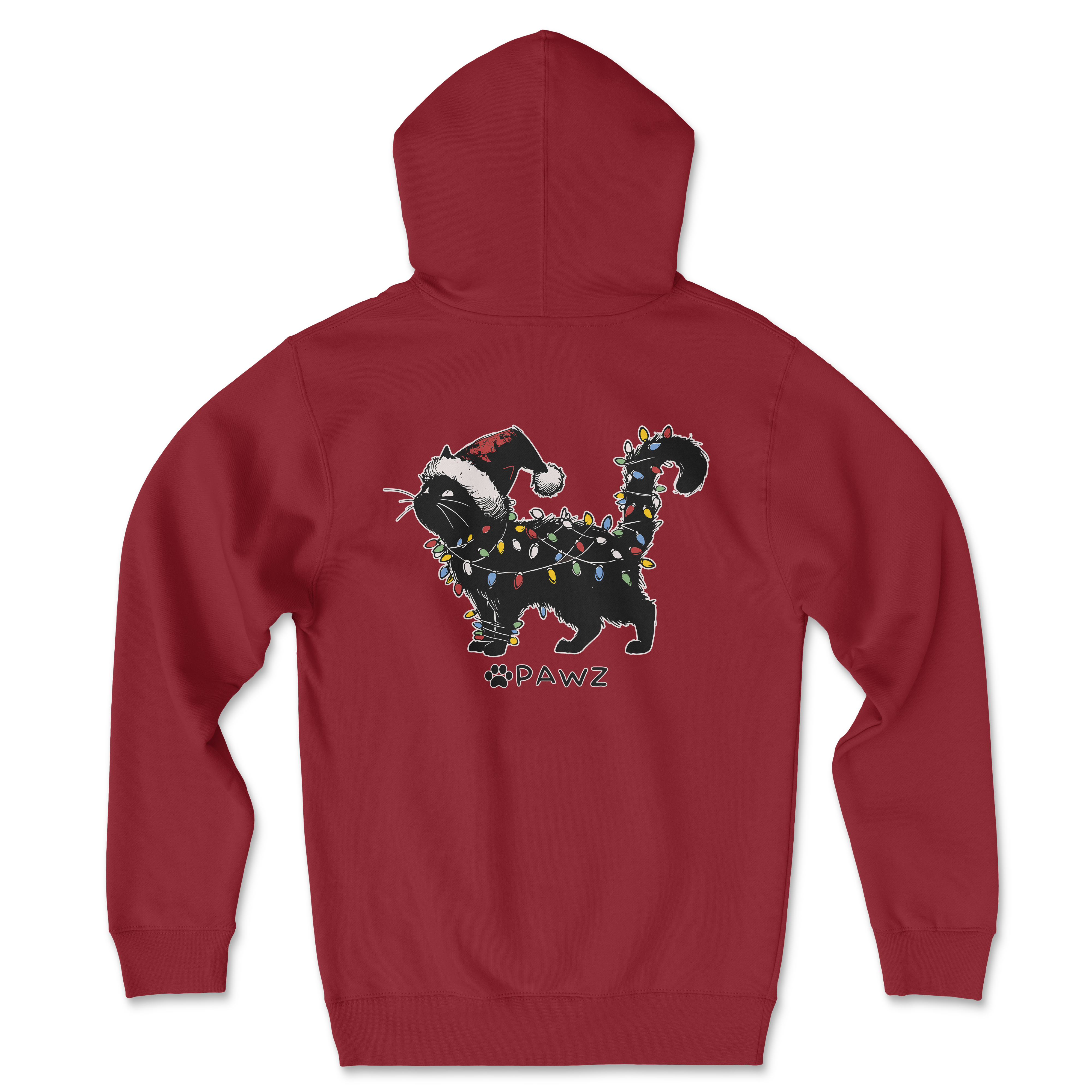 Christmas Kitty (Adult Hoodie)