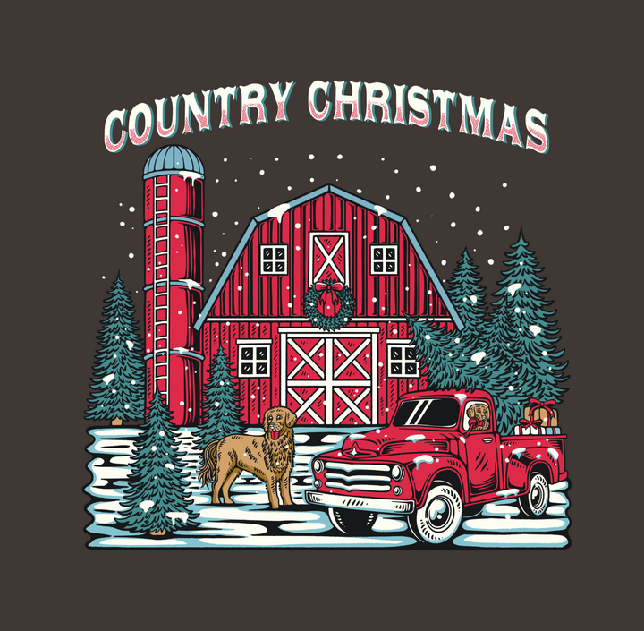 Country Christmas (Adult Short Sleeve T-Shirt)