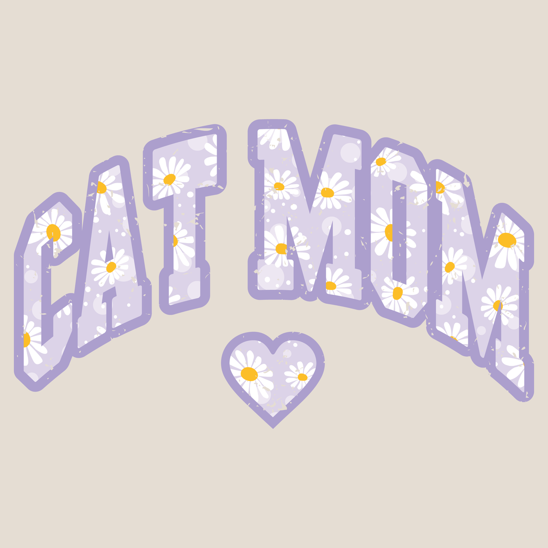 Cat Mom - Natural (Adult Short Sleeve T-Shirt)