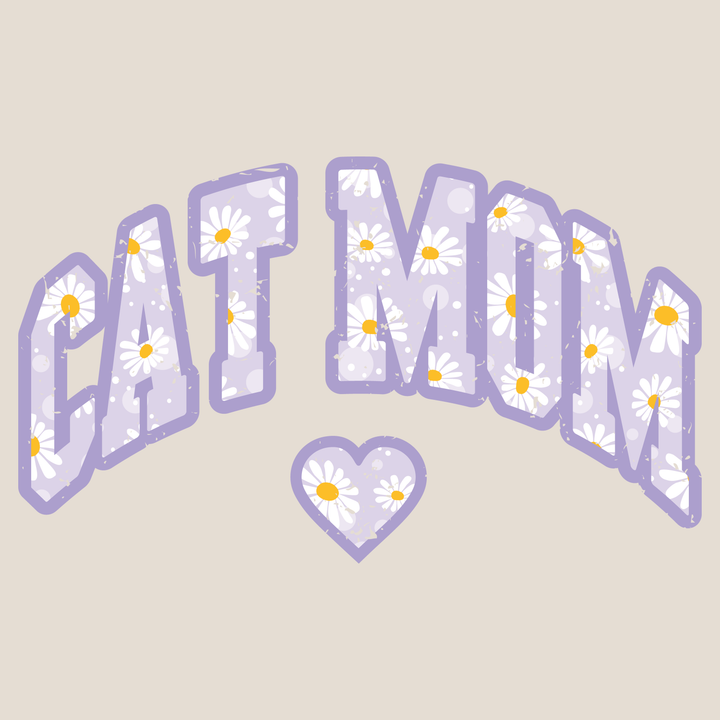 Cat Mom - Natural (Adult Short Sleeve T-Shirt)