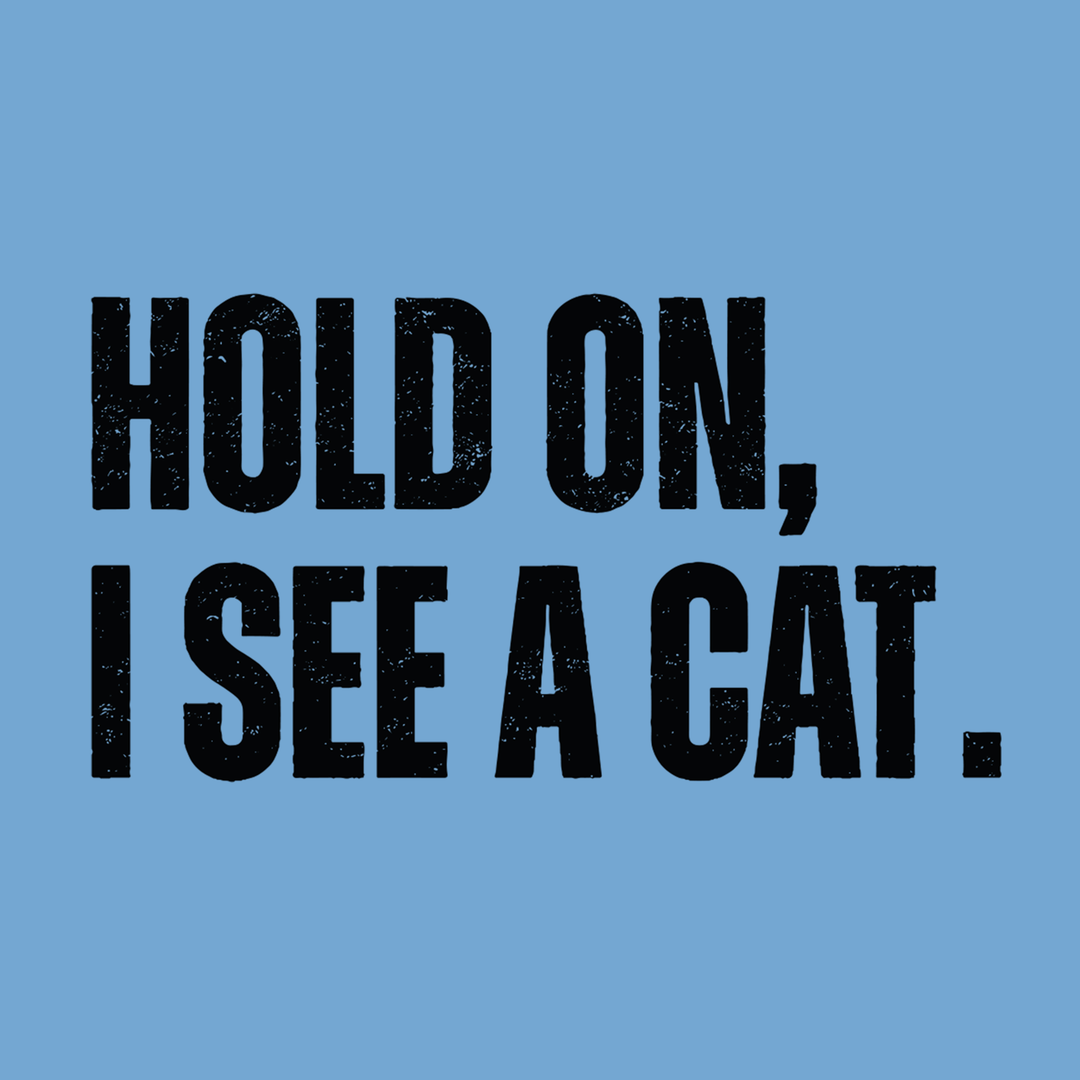 Hold On - Blue (Adult Short Sleeve T-Shirt)